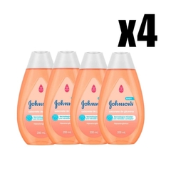 Kit 4 Sabonetes Líquidos 200ml de Glicerina Da Cabeça aos Pés Johnsons Baby