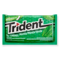 Pack 3 Displays Goma de Mascar Chiclete Trident Menta 21u - comprar online