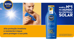 Protetor Solar Corporal Nivea Sun FPS 50 - Protect & Hidrata 200ml - loja online