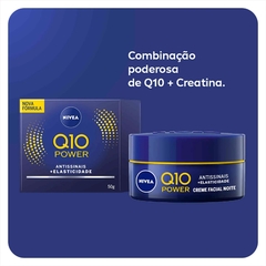 Creme Antissinais Facial Noturno Nivea Q10 Power - 50g - LOISTORE • Beleza, Saúde e Bem-Estar em Harmonia