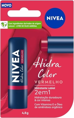 Hidratante Labial Nivea Hidra Color 2 em 1 - 4,8g