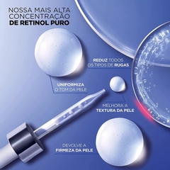 Imagem do Sérum Antirrugas Profundas L'oréal Paris Revitalift Retinol Noite 30ml Retinol puro