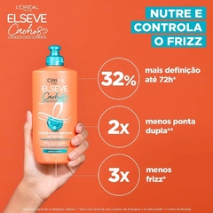 Kit Cachos Longos dos Sonhos Elseve Loreal Shampoo e Condicionador 200ml Creme de Pentear Hialurônico 250ml