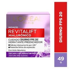 Creme Facial Antiidade L´Oreal Paris Revitalift Hialurônico Diurno - 49g - comprar online