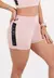 Short Fitness Cintura Alta Rose com Elástico Lateral Racy REF CLGA6