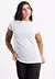 T-Shirt Fitness Branco Tela Manga Curta | REF: BLMC1 - Saphyra Jack