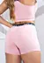 Short Fitness Cintura Alta Rose com Elástico Racy REF CLGA3 - comprar online