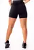 Short Fitness Academia Preto com Branco Cintura Alta REF SV32 - comprar online