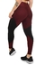 Calça com Detalhe Preto Legging Marsala | REF: LC1 - comprar online