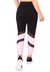 Calça Legging Preto Com Rosê Fitness Preta Detalhe | REF: LC48 - comprar online