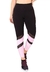 Calça Legging Preto Com Rosê Fitness Preta Detalhe | REF: LC48 - Saphyra Jack