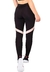 Calça Detalhe Branco Com Chocolate Legging Fitness Preto | REF: LC51 - comprar online