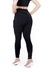 Calça com Detalhe Rosê Legging Fitness Preta | REF: LX100 - comprar online