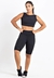 Bermuda e Cropped Preto Conjunto Fitness Feminino | REF: LX140 - Saphyra Jack