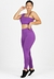 Conjunto Cropped Alcinha Detalhe Nas Costas+ Calça Legging Roxo Conjunto Metamorfose | REF: MTF16 - Saphyra Jack