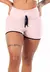 Short Fitness Cintura Alta Rose com Cardaço Fake Racy REF CLGA7