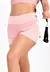 Short Saia Corrida Liso Rose REF LX230 - Saphyra Jack