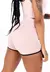 Short Fitness Cintura Alta Rose com Cardaço Fake Racy REF CLGA7 - comprar online