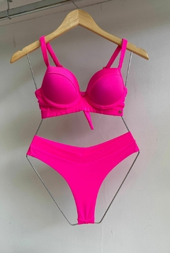 BIKINI MEIA TAÇA ROSA