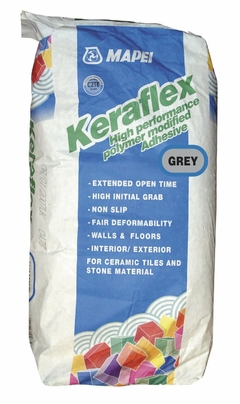 PEGAMENTO MAPEI KERAFLEX GRIS X 25KG en internet