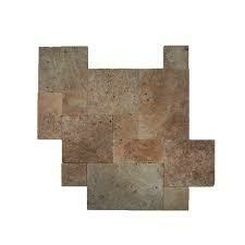 MARMOL TRAVERTINO PATRON FRANCES HIERAPOLIS RUSTICO - comprar online