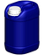 Bombona Pead Azul 5 litros com tampa fixa
