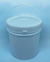 Balde Plástico Alimentício 3,6 litros com tampa plástica e alça plástica - comprar online