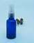 Vidro Azul 30 ml com válvula spray plástico