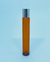 Vidro flaconete Roll-on âmbar 10 ml - tampa prata - comprar online