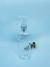 Frasco Pet Oval 200 ml com válvula mini gatilho transparente