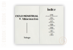 Ebook Ciclo Menstrual y Alimentación