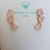 Brinco Earcuff Gota Cristal Triplo 4719 - Brenda do Valle