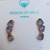 Brinco Earcuff Gota Cristal Triplo 4719 na internet