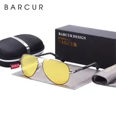 Óculos de Sol Vintage BARCUR para Homens com Lente Polarizada - comprar online