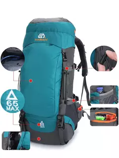 Mochila Outdoor Camping 65L - LOJA RR MODAS