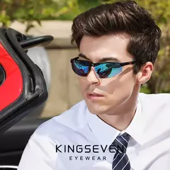 Óculos Driving KINGSEVEN com Lente Espelhada