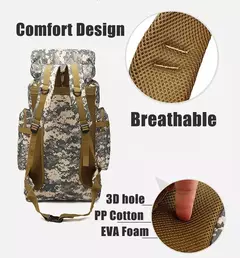 Mochila de Montanhismo Tático [ 80L ou 100L] na internet