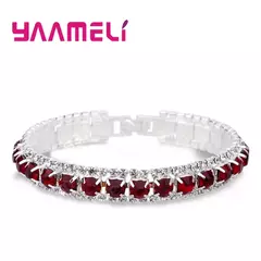 Pulseira Elegância Colorida - Prata Esterlina 925 com Zircão - buy online