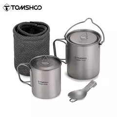 Conjunto de Camping Titânio 3 em 1