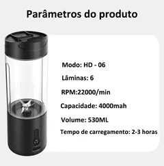 Mini liquidificador Portátil na internet