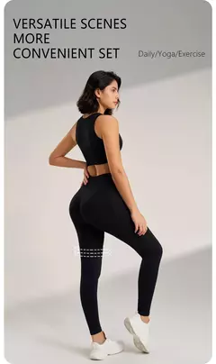 Conjunto Fitness Feminino: Cintura Alta e Duas Peças - comprar online