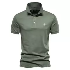 Image of Polo Social Masculino AIOPESON - Conforto em Algodão