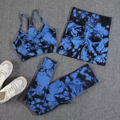 Conjunto sem Costura Tie Dye [ 03 Peças ] CHRLEISURE - LOJA RR MODAS