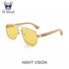 Óculos Quadrado de Sol Feminino da Oi Wood - comprar online