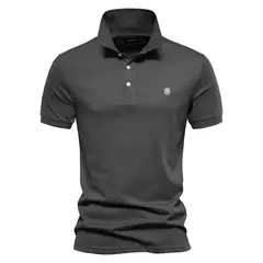 Polo Social Masculino AIOPESON - Conforto em Algodão