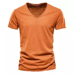 Camiseta Slim Fit Decote V on internet