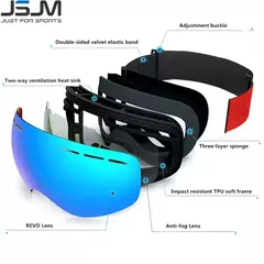 Óculos de Esqui com Lente Antinevoeiro da JSJM na internet