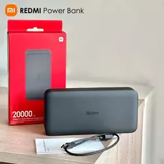 Redmi Power Bank 20000mAh - Carregamento Rápido 18W Dual USB