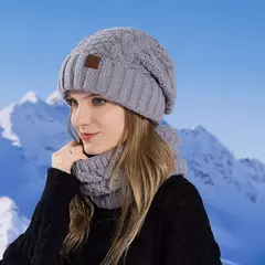 Chapéu e Cachecol Comfort - Inverno Feminino - LOJA RR MODAS