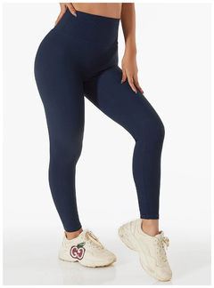 Calça Legging sem Costura Canelada - LOJA RR MODAS